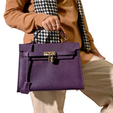 Saffiano Aura Lock Womens Top Handle Bag